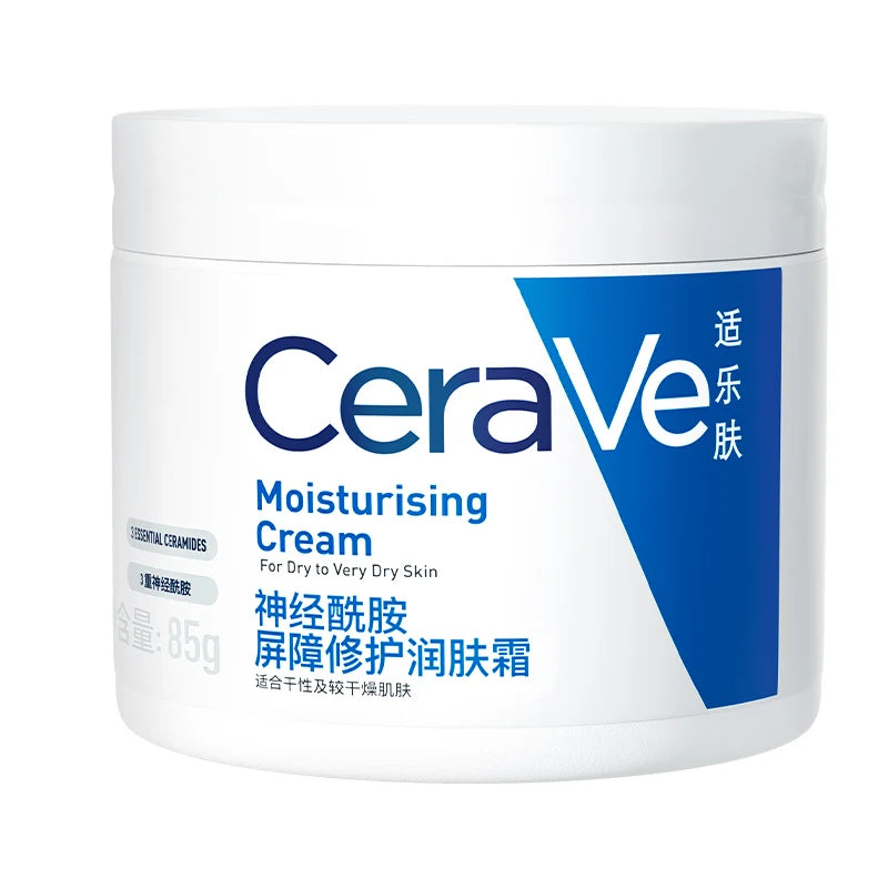 Crème hydratante CeraVe 85g avec acide hyaluronique et céramides pour peau sèche
