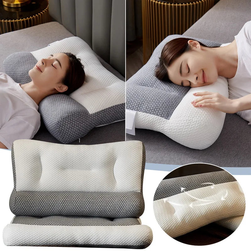 Super Ergonomic Pillow Orthopedic All Sleeping Positions Cervical Contour Pillow Neck pillow for neck and shoulder pain Relief